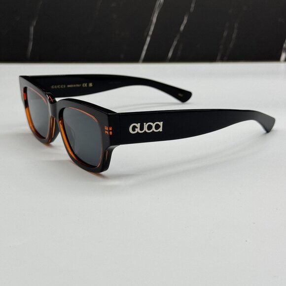 NEW GUCCI GG1794S 003 BLACK GRAY UNISEX SUNGLASSES - Picture 6 of 9